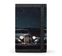 QMKFWT Car Under Night Portefeuille décontracté pour cartes de crédit Organiseur de documents pour homme et femme