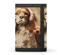 QMKFWT Cocker Spaniel Portefeuille décontracté avec porte-cartes de crédit pour homme et femme