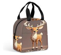 QMKFWT Grand sac à déjeuner isotherme durable et réutilisable pour le travail, les voyages, les pique-niques