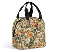 QMKFWT Grand sac à déjeuner isotherme et durable - Portable - Étanche - Réutilisable - Pour le travail, les voyages, les pique-niques