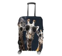 QMKFWT Housse de protection lavable anti-rayures et anti-poussière pour bagages à roulettes de 48,3 à 81,3 cm, blanc, XL