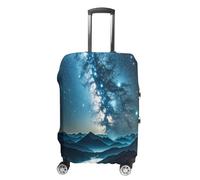 QMKFWT Housse de protection pour bagage à roulettes - Lavable - Anti-rayures - Anti-poussière - Pour bagages de 48 à 81 cm, blanc, S
