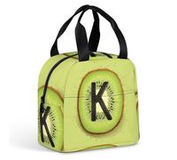 QMKFWT Kiwi Art Sac à déjeuner isotherme durable Grande boîte à déjeuner portable étanche réutilisable pour travail, voyage, pique-nique