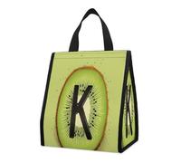 QMKFWT Kiwi Art Sac à déjeuner isotherme pliable et réutilisable pour homme et femme