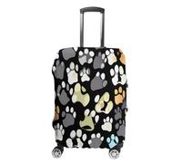 QMKFWT Lot de 2 housses de bagage de voyage lavables anti-rayures et anti-poussière pour bagages à roulettes de 48,3 à 81,3 cm, blanc, L