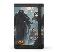 QMKFWT Portefeuille décontracté Grim Reaper avec porte-cartes de crédit pour homme et femme