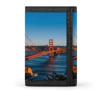 QMKFWT San Francisco Bay Bridge Portefeuille décontracté avec porte-cartes de crédit pour homme et femme