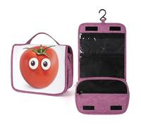QMKFWT Trousse de toilette étanche avec crochet de suspension « I Love You from My Head Tomatoes » pour femme