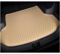 QmlGuo Voiture Cuir Tapis de Coffre pour Cadillac CTS Ⅱ 2-Door Coupe (2011 2012 2013 2014), Antidérapant Imperméable Protection Coffre Cargaison Doublure Accessories,- Beige
