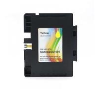 QMLQRGKF Cartouche à Encre Compatible avec Encre Sublimation Compatible avec la de scie SG500 SG1000 Pas de Prise de numéro de série et jouez avec la Puce(Y 1PC)