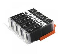 QMLQRGKF Cartouche à Encre Compatible PGI-550 XL CLI-551 Compatible avec IP7250 IX6850 MG5550 MG5650 MG6450 MG6650 MX725 MX925(4PCS Black)