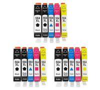 QMLQRGKF Cartouche d'encre 564 XL 564XL 546XL Compatible avec diverses imprimantes, Dont D5445 D5460 D5463 D5468 C5324 C5370 C5373 C309a B109a B110a 6510 4610 4620(3 Set)