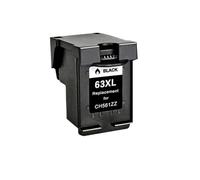 QMLQRGKF Cartouche d'encre Compatible Compatible avec Les modèles 63 63XL tels Que Les séries Officejet 1112 2130 2132 3630, y Compris 3830 4650 4652 4516 4512 4520(1 Black)
