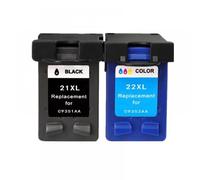 QMLQRGKF Cartouches à Encre compatibles Compatible avec imprimantes 21xl 22xl modèles de Bureau F2180 F2280 F4180 F2200 F380(1Black 1Color)