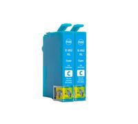 QMLQRGKF Cartouches d'encre T502xl compatibles avec Les imprimantes Expression Home XP-5105 XP-5100 Workforce WF-2860 WF-2865(2 Cyan)