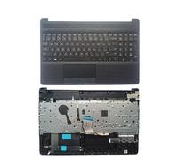 QMLQRGKF Clavier d'ordinateur Portable américain Compatible avec 15-DW 15S-du 15S-DY TPN-C139 250 G8 avec Une Couverture supérieure de Palmrest Noir(Black US Type 2)