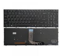 QMLQRGKF Clavier d'ordinateur Portable Compatible pour NH70 NH70RCQ N960 N970 Modèles 6-80-N815Z0-01D-1 6 80 N15Z0 01D 1 CVM18H93US9430