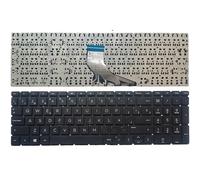QMLQRGKF Clavier d'ordinateur Portable Espagnol/Latino-américain Compatible avec X360 15-DQ 15T-DQ TPN-W140(Black SP NO Backlit)