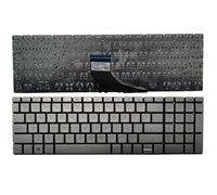 QMLQRGKF Clavier d'ordinateur Portable Espagnol/Latino-américain Compatible avec X360 15-DQ 15T-DQ TPN-W140(Silver LA NO Backlit)