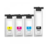 QMLQRGKF Europe Compatible Ink Sac Cartridge Pigment Ink for Workforce Pro WF-C878R WF-C879R T05A1 T05A2 T05A3 T05A4(1 Set)