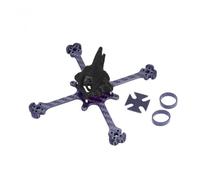 QMLQRGKF Feichao Venom-114 Venom-118 Kit de Cadre Compatible avec l'hélice de 3 Pouces 75 mm Compatible avec 1104 1106 1202 1204 1206 Motor sans balais dans RC Racing Pocket(VENOM-118 Black)