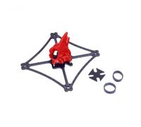 QMLQRGKF Feichao Venom-114 Venom-118 Kit de Cadre Compatible avec l'hélice de 3 Pouces 75 mm Compatible avec 1104 1106 1202 1204 1206 Motor sans balais dans RC Racing Pocket(VENOM-114 Red)