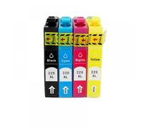 QMLQRGKF Remplacement Compatible en Cartouche d'encre pour la Main-d'œuvre WF-2750 WF-2760 WF-2630 WF-2650 XP-424 XP-420 Imprimante XP-320 220XL T220XL T220(1SET)