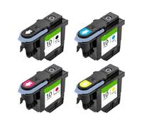 QMLQRGKF Tête d'impression Compatible HP10, Compatible avec C4800A C4801A C4802A C4803A, à Utiliser avec Les pièces d'imprimante 2000C 2000Cn 2000Cse 2500 2500C(1 Set - 4 Pcs)