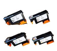 QMLQRGKF Tête d'impression de Remplacement Compatible avec imprimantes Designjet compatibles Z6200 Z6600 Z6800 CE017A CE018A CE019A CE020A, pièces d'imprimante(A Set 4pcs)