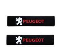 QMMMNH 2 Pièces Housse Coussin Ceinture sécurité Voiture, pour Peugeot e2008 206CC 207CC Coussin Ceinture de Sécurité Amovible pour Protéger Cou/Epaules