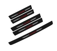 QMMMNH 5 Pièces Bande Protection Seuil Porte Voiture,pour Citroen AMI 2020-2023 Fibre Carbone Autocollant Anti-Rayures, Accessoires Styling
