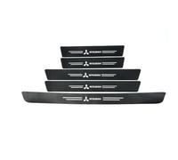 QMMMNH 5 Pièces Bande Protection Seuil Porte Voiture,pour Mitsubishi Outlander 2013-2020 Fibre Carbone Autocollant Anti-Rayures, Accessoires Styling,B