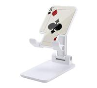QMNBTES Spades K Poker Support de téléphone Support de téléphone Support de téléphone pour bureau Support de téléphone portable Support iPhone Support Blanc