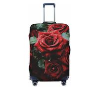 QMNEHJ Housse de protection pour bagages de voyage - Housse de protection élastique anti-rayures - Étanche - Convient aux valises de 45,7 à 81,3 cm, Noir , XL