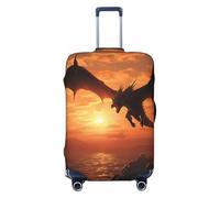 QMNEHJ Housse de protection pour bagages de voyage - Protection élastique anti-rayures - Étanche - Convient aux valises de 45,7 à 81,3 cm, Noir , XL