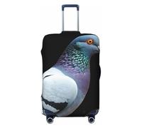 QMNEHJ Housse de protection pour bagages de voyage - Protection élastique anti-rayures - Étanche - Convient aux valises de 45,7 à 81,3 cm, Noir , S