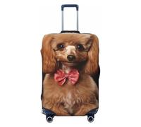 QMNEHJ Housse de protection pour bagages de voyage - Protection élastique anti-rayures - Étanche - Convient aux valises de 45,7 à 81,3 cm, Noir , L