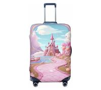 QMNEHJ Sweet Land Housse de protection élastique anti-rayures pour valises de 45,7 à 81,3 cm, Noir , L