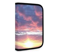 QMNRTK at Morning Portefeuille compact multifonctionnel pour carte de crédit avec fermeture éclair - Blocage RFID - Portefeuille à deux volets pour homme et femme - Style - Taille unique, Style :,