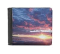 QMNRTK at Morning Portefeuille en cuir à deux volets pour homme et femme, blocage RFID, capacité supplémentaire, coutures ultra résistantes, avec 8 emplacements pour cartes, style, taille unique,