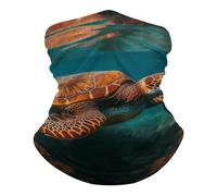 QMNRTK Cagoule de natation tortue de mer, protection UV, cache-cou, masque de ski respirant pour homme et femme, bandana élastique, blanc, taille unique
