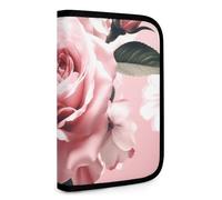 QMNRTK Floral3 Portefeuille compact multifonction pour carte de crédit avec fermeture éclair et blocage RFID pour homme et femme, style, taille unique, Style :, Taille unique