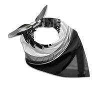 QMNRTK Foulard tendance en soie pour clavier de piano noir et blanc - Foulard léger en soie pour le cou - Foulard en soie pour femmes et hommes - Style bohème - Bandana de poche carré - 63,5 x 63,5 cm