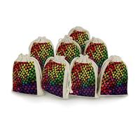 QMNRTK Gay Pride Lot de 8 petits sacs vides en mousseline de coton avec cordon de serrage réutilisables et lavables pour herbes, épices, bonbons, savon, bijoux, cadeaux de mariage