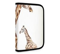 QMNRTK Giraffe Portefeuille compact multifonction pour carte de crédit avec fermeture éclair et blocage RFID pour homme et femme, style, taille unique, Style :, Taille unique