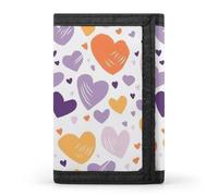 QMNRTK Have A Lot of Heart Portefeuille à triple pli, portefeuille fin personnalisé gravé RFID pour homme et femme, style, taille unique, Style :, Taille unique