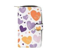QMNRTK Have A Lot of Heart Portefeuille pour cartes de crédit avec blocage RFID en cuir véritable minimaliste avec poche avant pour homme et femme, style, 19,7 x 11 x 3,5 cm, Style :, 19.7x11x3.5cm