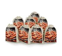 QMNRTK Lot de 8 sacs en mousseline avec cordon de serrage - Réutilisables et lavables - Pour herbes, épices, bonbons, savon, bijoux, cadeaux de mariage