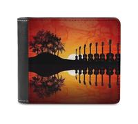 QMNRTK Portefeuille à deux volets en cuir pour homme et femme avec blocage RFID, capacité supplémentaire, coutures ultra résistantes, avec 8 emplacements pour cartes, style, taille unique, Style :,