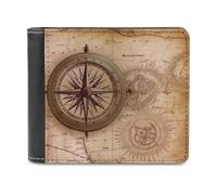 QMNRTK Portefeuille à deux volets en cuir pour homme et femme avec blocage RFID, capacité supplémentaire, coutures ultra résistantes, portefeuille fin avec 8 emplacements pour cartes, style, taille